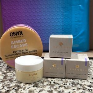 Tatcha Skincare Trio with Onyx Amber Escape